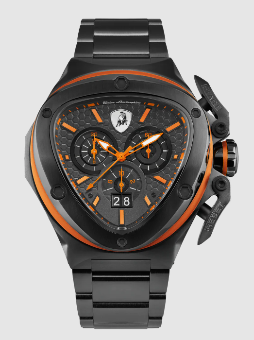 best luxury Lamborghini Spyder X Black / Orange TLX_T9XB-B watches for men